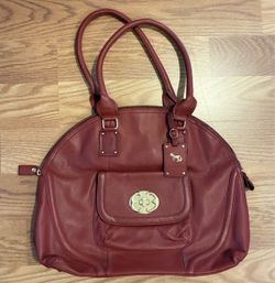 Emma Fox Leather Dome Bag
