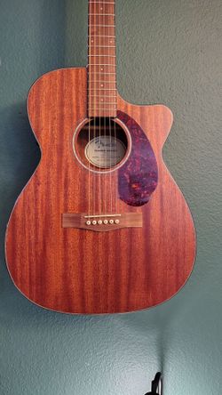 Fender acoustic/electric guitar all mahogany satin FSR