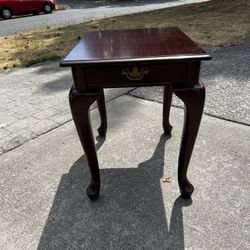 Sturdy Wood End Table 