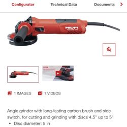 Hilti AG 500-11S Angle Grinder Used 