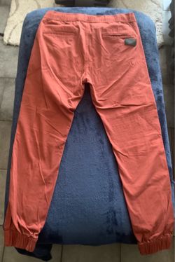 ITALY MORN Men's Rust Biker Joggers Size L