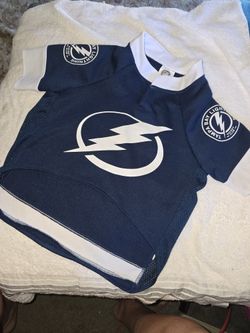 NHL Lightning Dog Doggie Jersey  Size Large Fan Wear Party Shirt