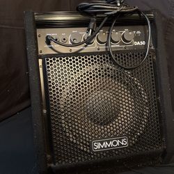 SIMMONS DA50 MONITOR ELECTRIC DRUM SET SPEAKER/ AMPLIFIER 