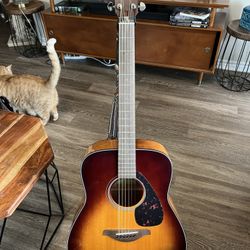 Yamaha FG800 acoustic guitar with strap and stand $180 OBO