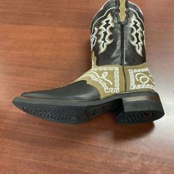 Botas Vaqueras de Piel bordadas para hombre