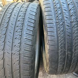2  Used Tires - 225/40/19 Bridgestone $80 With Installation. 