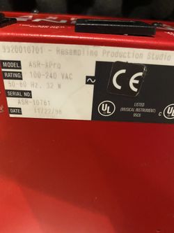 Ensoniq ASRX Pro With SSCI