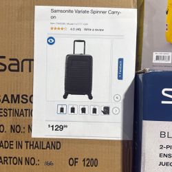 Samsonite Variate Spinner Carry-on Luggage Suitcase