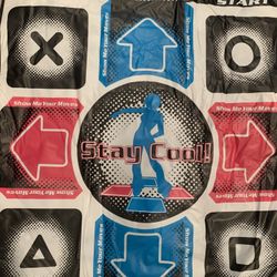Dance Dance DDR Revolution Mat Pad Stay Cool Instinct USB Connect