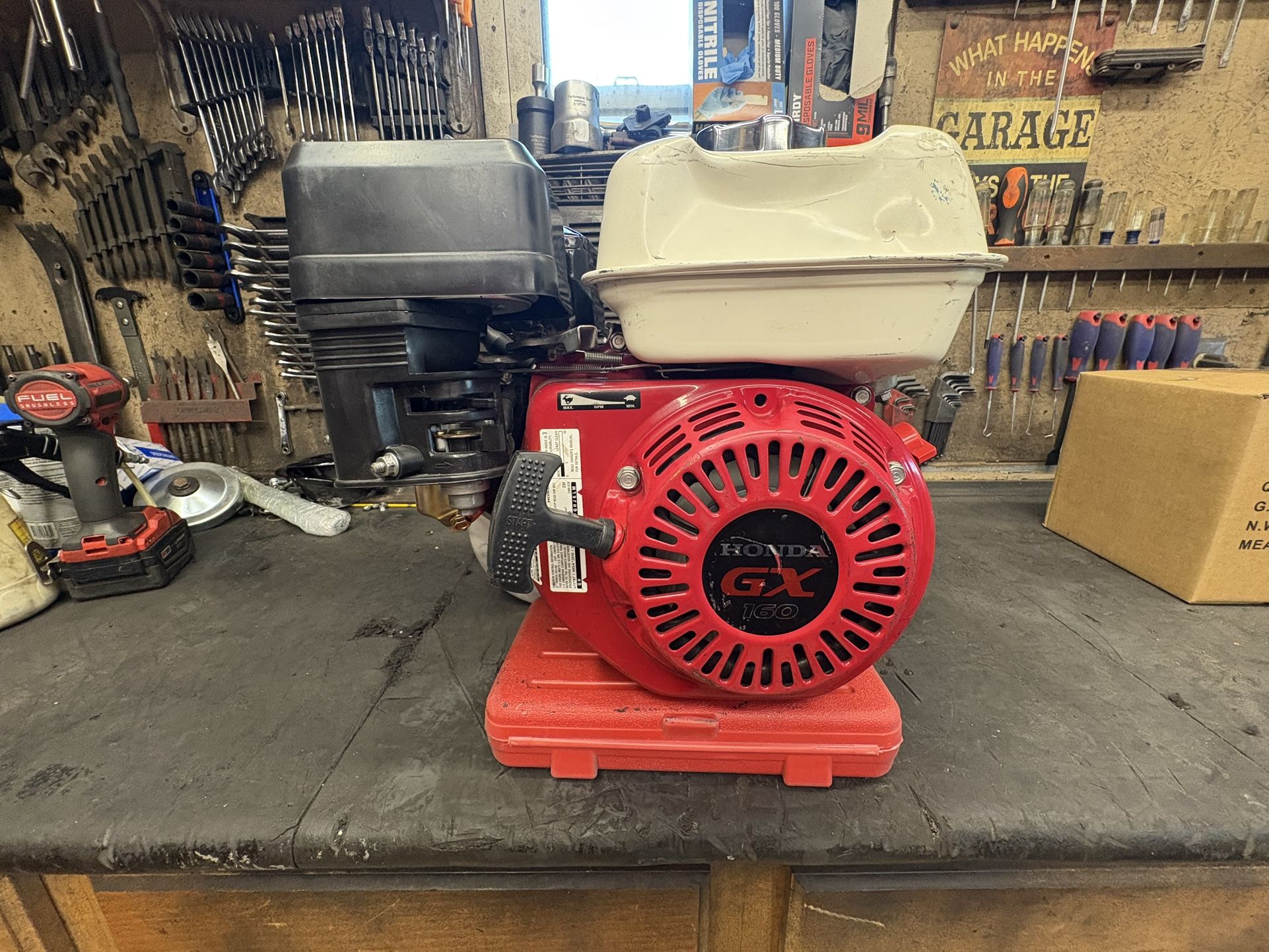 5.5hp Honda Gx160 Engine With New Torque converter Setup 