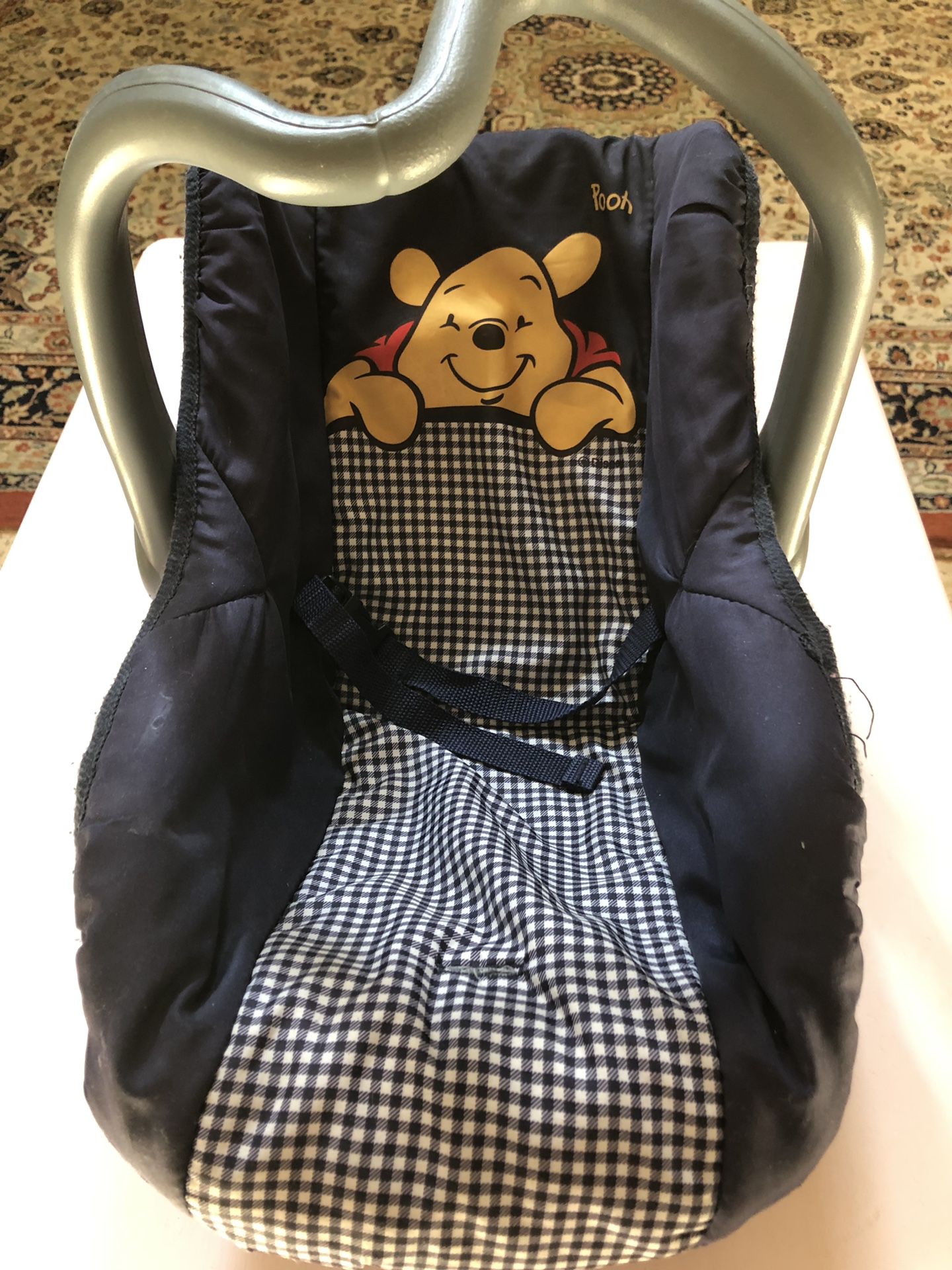 Winnie the Pooh doll car seat