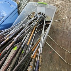 l mixed bucket of older clubs  40.00 for whole bucket 