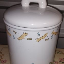 Signature DOG Treat Jar Cookie Jar
