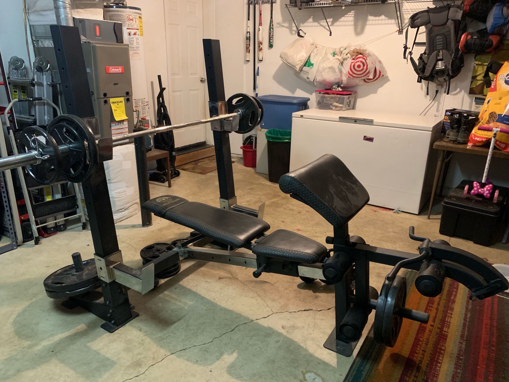 Gold’s Gym Platinum Adjustable Olympic Workout Bench
