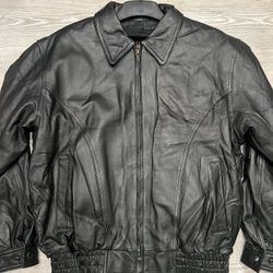 Air Force Leather Bomber Jacket Mens Size 