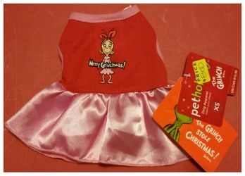 The Grinch Pet Dress - X-Small