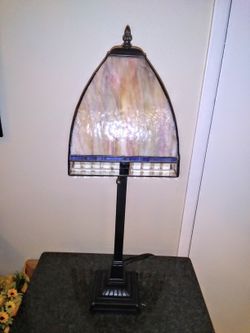 Stained Glass Lamp By J. Devlin