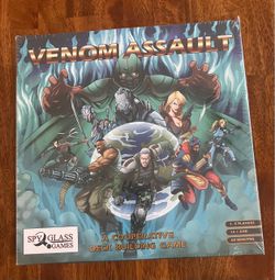Venom Assault Cooperative Deck Building Board Game - Brand New Sealed (Second Edition)