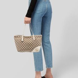 Authentic Gucci GG Monogram Supreme Britt Tote Bag