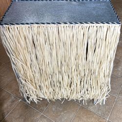 $15 - FUN 3 Shelf Galvanized Steel Tiki Table