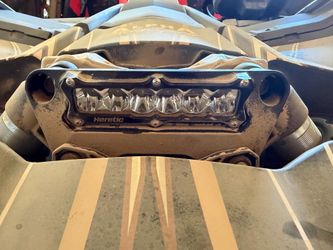 Can am billet shock tower Heretic light bar