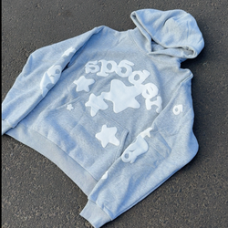 grey spider hoodie
