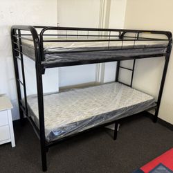 Twin Over Twin Bunk Bed 