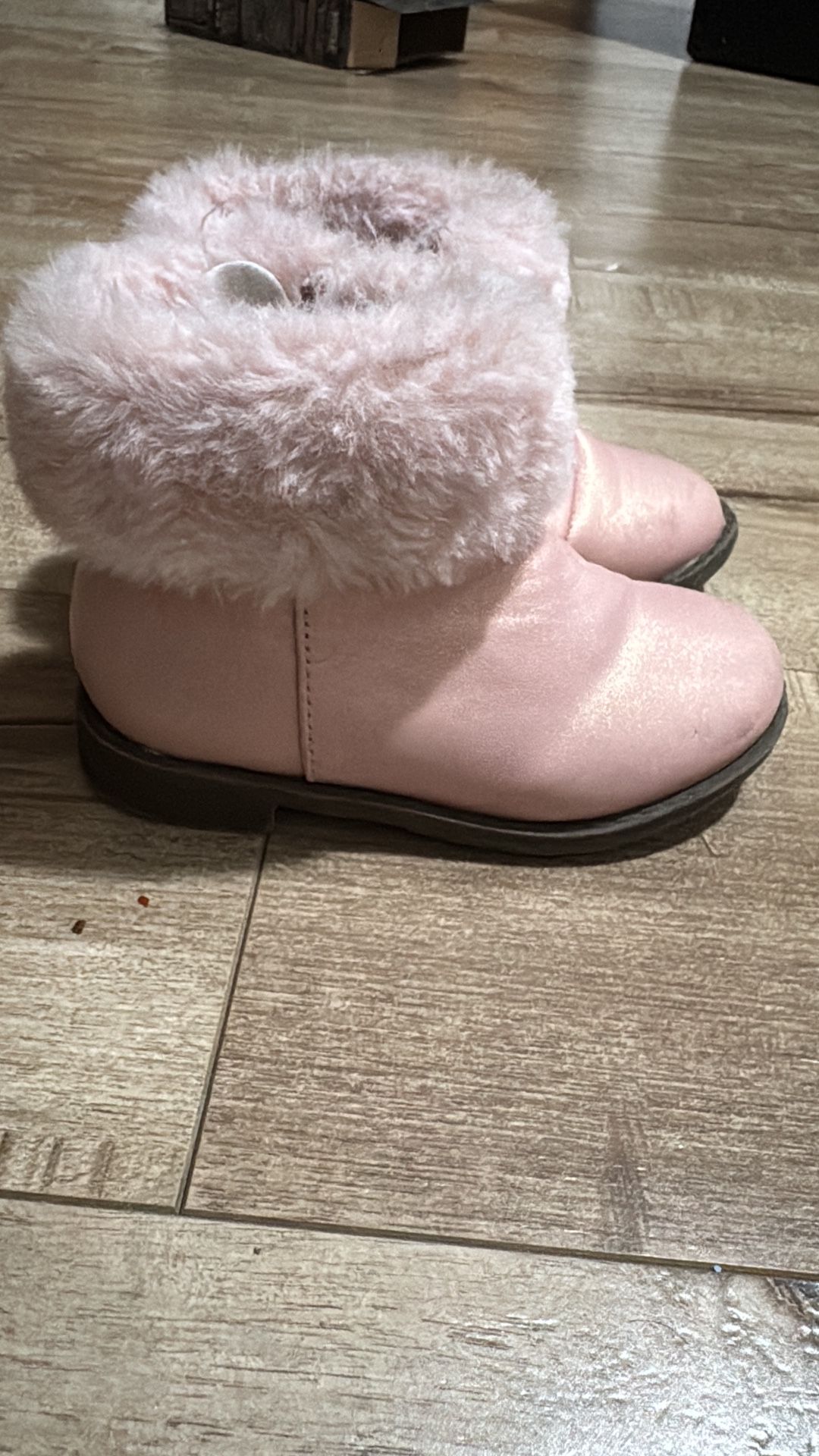 Kids Pink Winter Boots