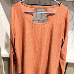 Eddie Bauer Women's Trail Lite Long-Sleeve Shirt with a keyhole back cutout XL