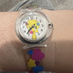 fossil warner bros tweety vintage watch