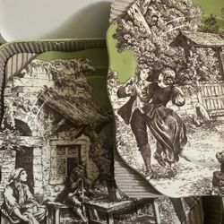 Set Of 4 New Plates New In Box