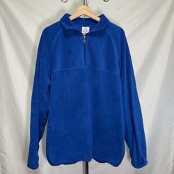 Vintage Fleece Adidas Half Zip Sweater