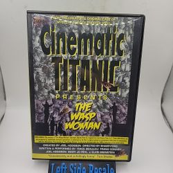 Cinematic Titanic Presents : The Wasp Woman ( DVD ) - RARE Cult Classic OOP -