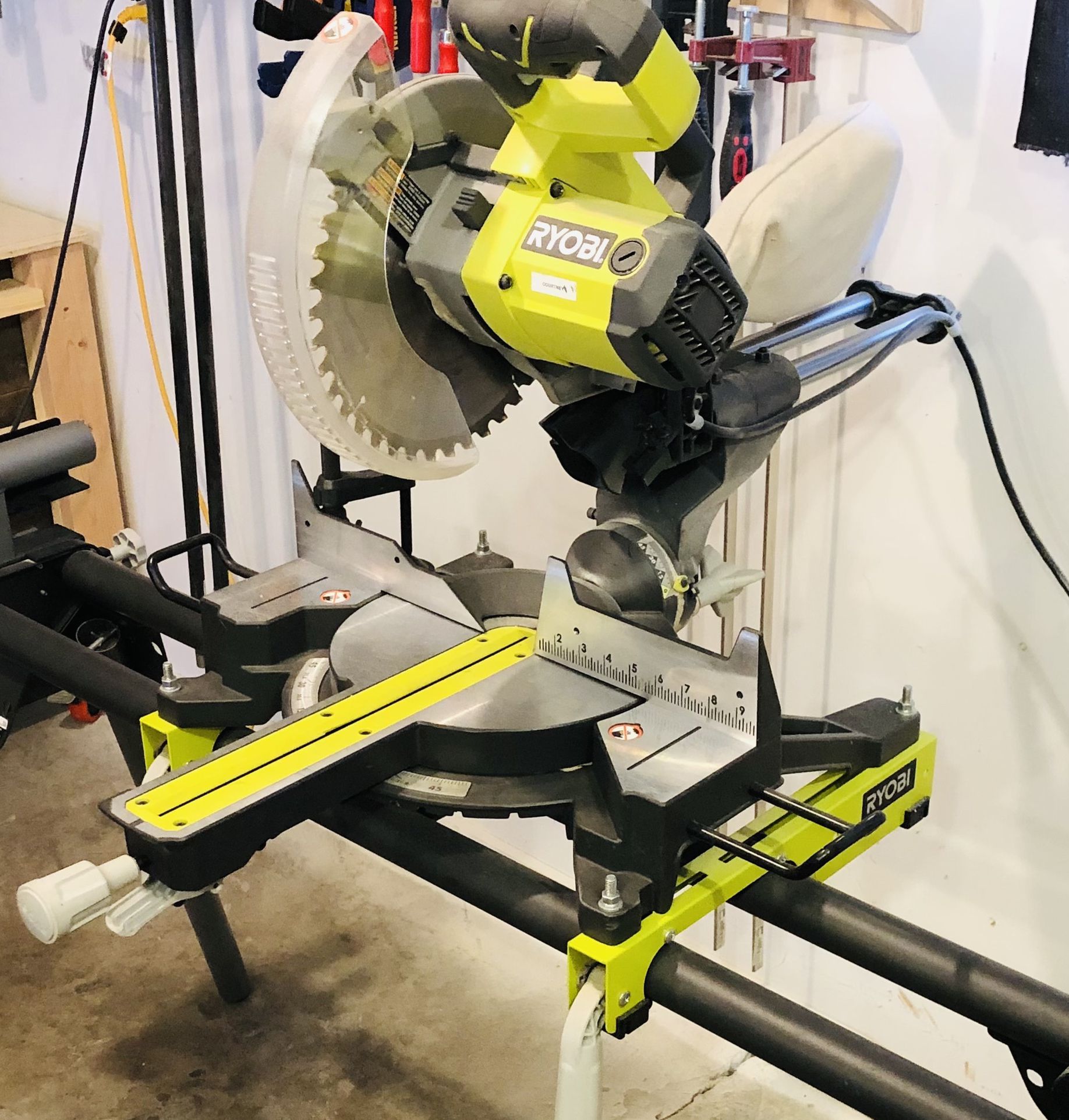 Ryobi 10 “ Sliding Compound Miter Saw (Stand Not Included)