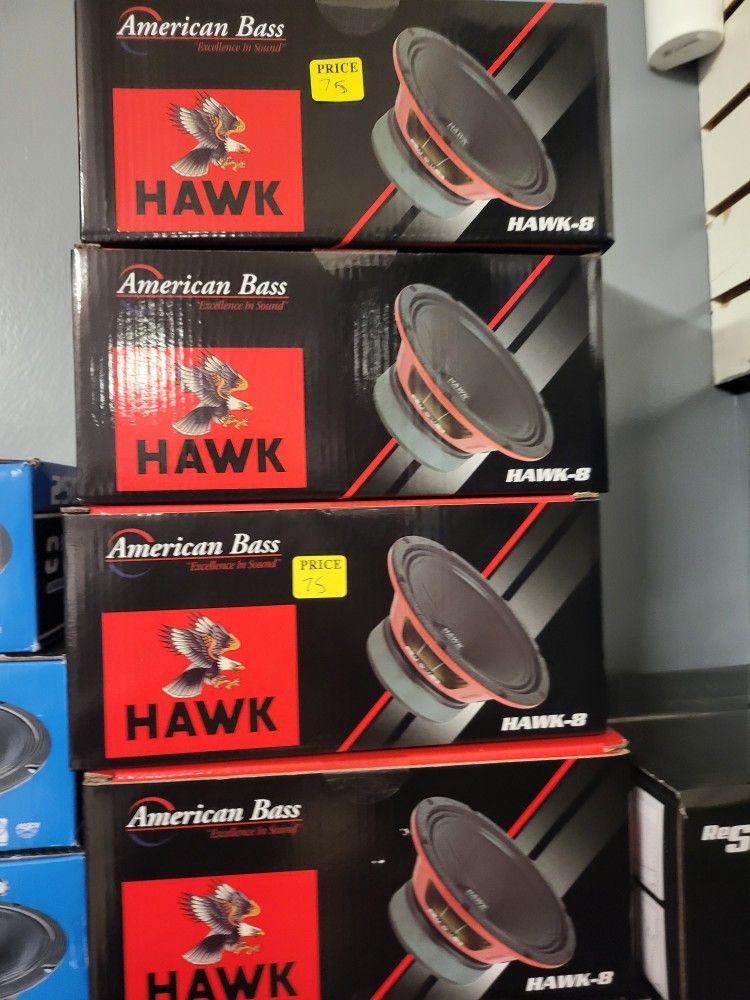 American Bass Hawk 8" New