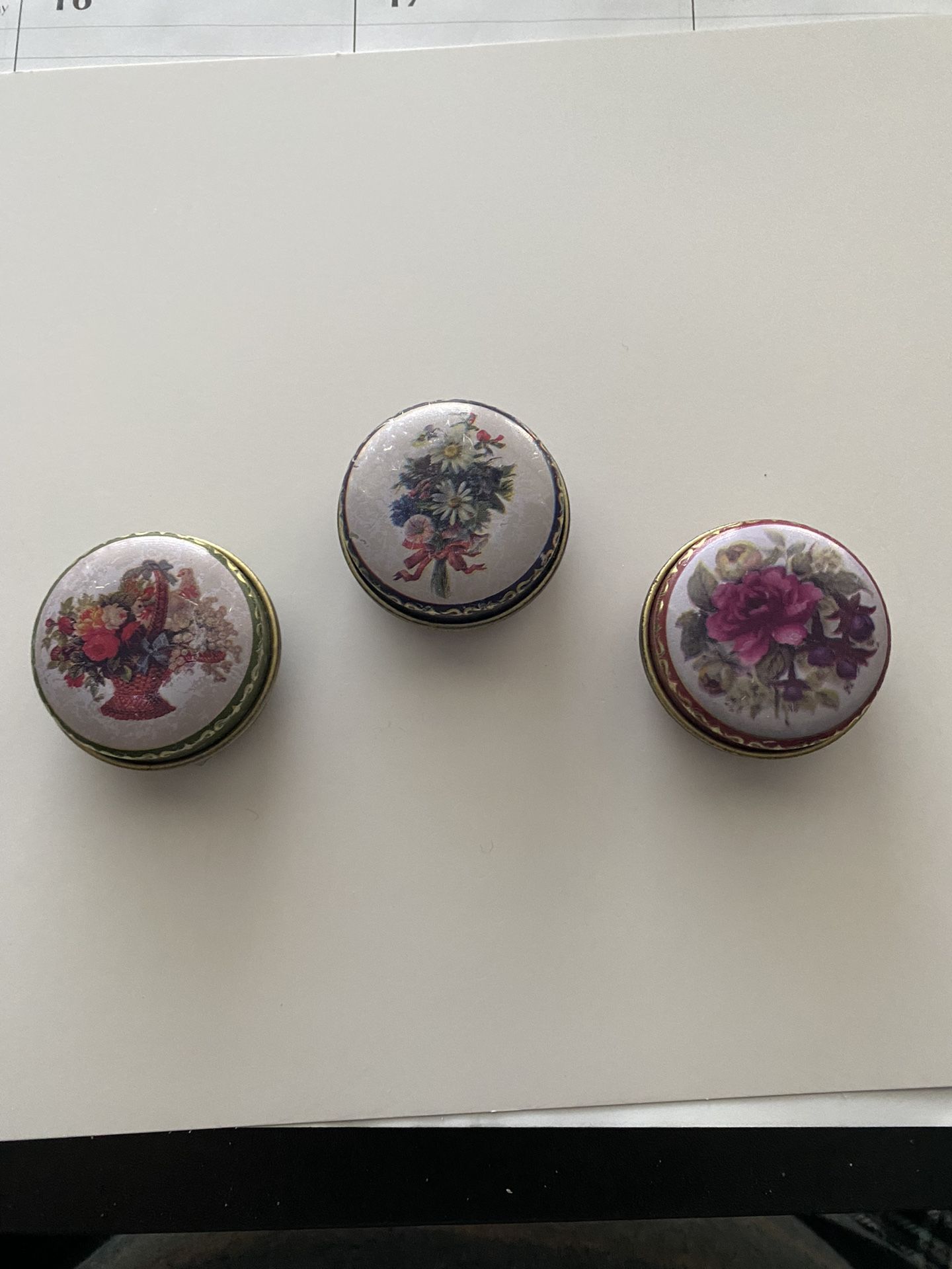 Vintage 1980’s Metal Pill Cases