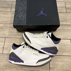 Jordan 3 Dark iris - Size 13