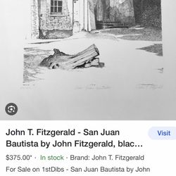 John T Fitzgerald San Juan Bautista 