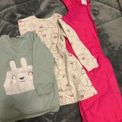Winter Chlothes For Girl  Size 3 Used, Good Condition.