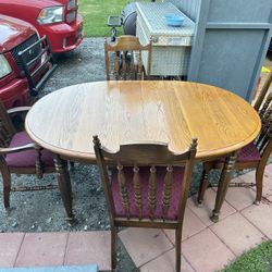 Table and 4 Chairs 