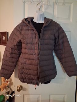 Gray Puffer Jacket.  XS.