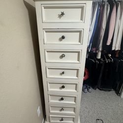 Skinny Cabinet With Drawers 