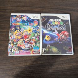 Nintendo Wii Mario Party 9 & Super Mario Galaxy Bundle