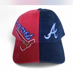 Rare Atlanta Braves Vintage Split Color Cap