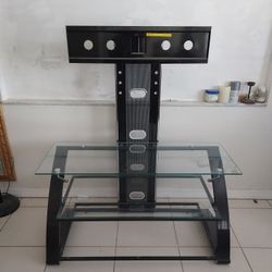 TV standard but one glass down is missing Max  Weight is  150 Lbs