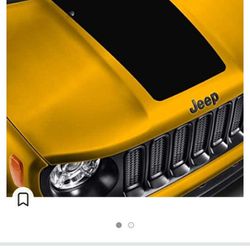 Hood Decal For  Jeep Renegade Black