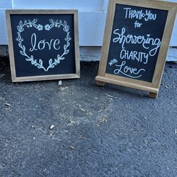 Rustic Wedding Signs And Decor 