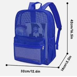 Transparent Heavy Duty Mesh Backpacks 