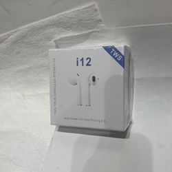 TWS -True- Wireless- Stereo i12 Earbuds New