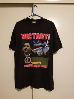 Vintage Barack Obama Tee, Mens sz Large $40, pls read description!